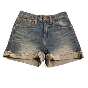 Madewell Women’s High Rose Denim Shorts Size 24